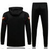 Chelsea Black Orange Version Träningsjacka Hood 2022-23
